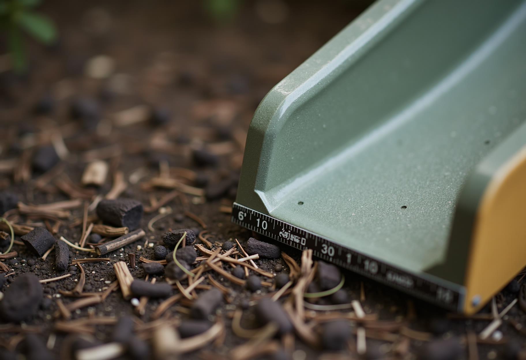 Slide exit with measured clearance